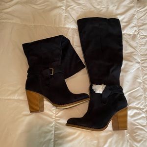3” JustFab heeled boots, brand new, never worn!
